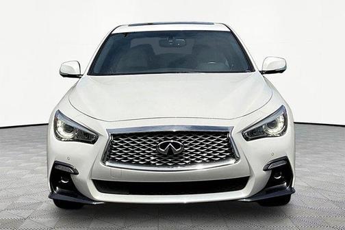 Majestic White 2021 INFINITI Q50 3.0t SENSORY