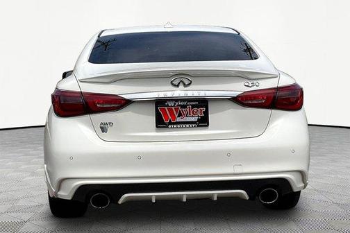 Majestic White 2021 INFINITI Q50 3.0t SENSORY