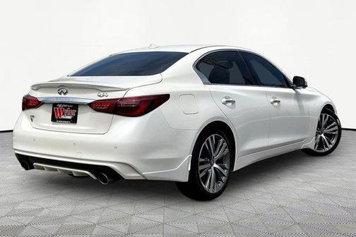 Majestic White 2021 INFINITI Q50 3.0t SENSORY
