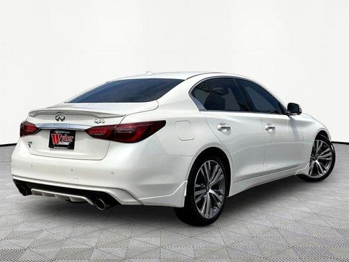 Majestic White 2021 INFINITI Q50 3.0t SENSORY