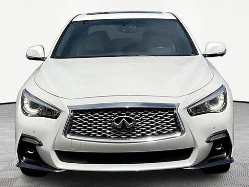 Majestic White 2021 INFINITI Q50 3.0t SENSORY