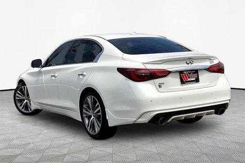Majestic White 2021 INFINITI Q50 3.0t SENSORY