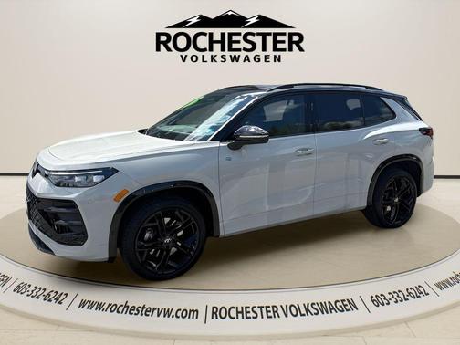Ascot Grey With Black Roof 2026 Volkswagen Tiguan 2.0T SE R-Line Black