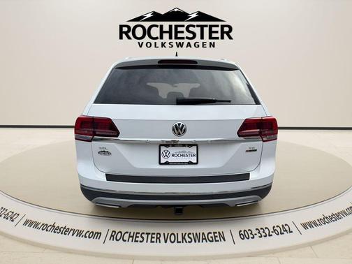 Pure White 2019 Volkswagen Atlas 3.6L SEL