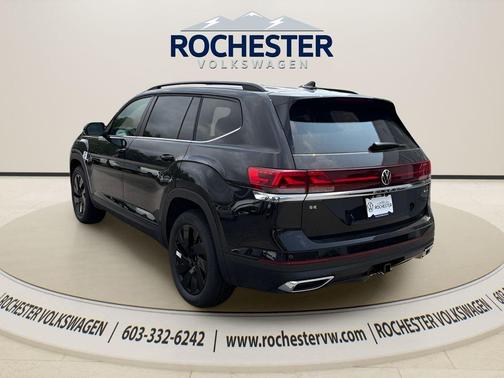 Black 2026 Volkswagen Atlas 2.0T SE W/TECHNOLOGY