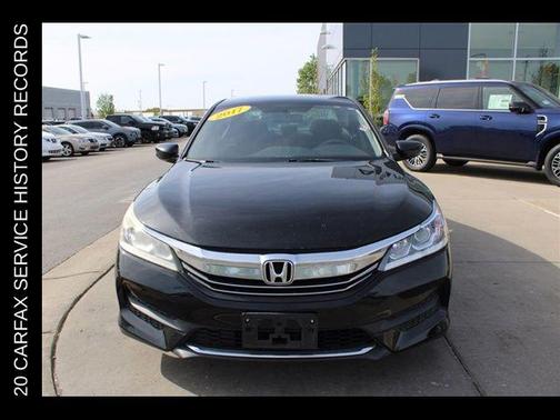 Crystal Black Pearl 2017 Honda Accord LX