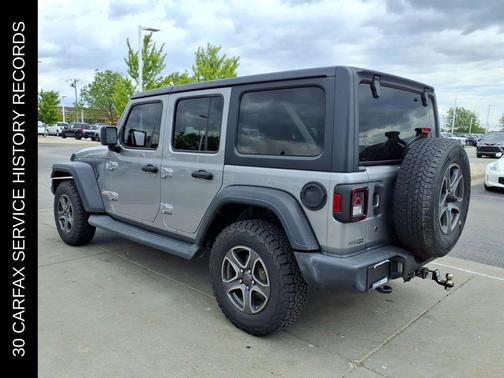 Billet Silver Metallic Clearcoat 2018 Jeep Wrangler Unlimited Sport