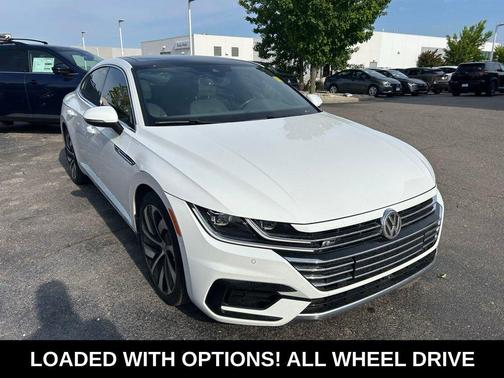 Pure White 2019 Volkswagen Arteon 2.0T SEL Premium R-Line 4MOTION