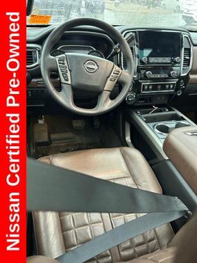 Super Black 2024 Nissan Titan Platinum Reserve
