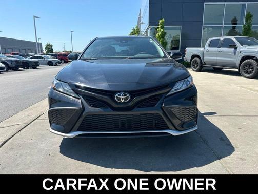 Midnight Black Metallic 2021 Toyota Camry XSE