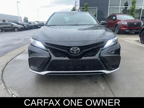 Midnight Black Metallic 2021 Toyota Camry XSE
