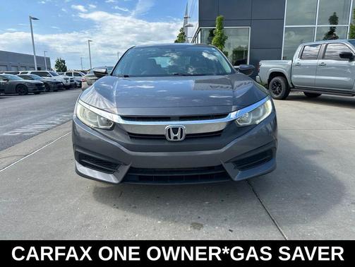 Modern Steel Metallic 2017 Honda Civic LX