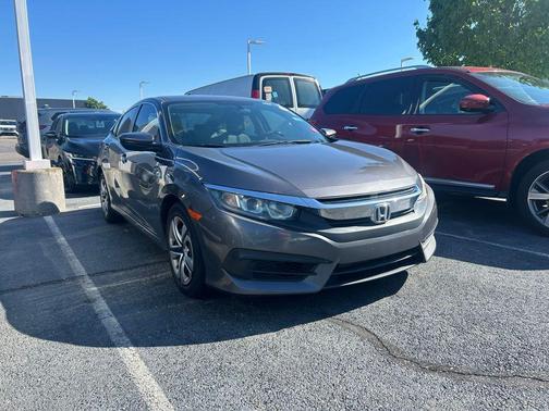 Modern Steel Metallic 2017 Honda Civic LX