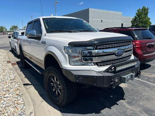 White Platinum 2018 Ford F-150 Lariat