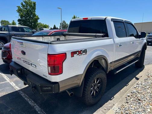 White Platinum 2018 Ford F-150 Lariat