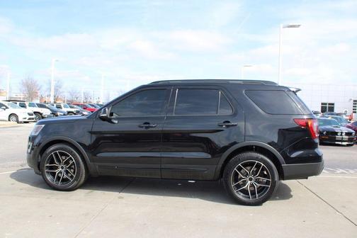 Shadow Black 2017 Ford Explorer sport