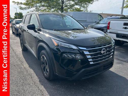 Super Black 2025 Nissan Rogue SV
