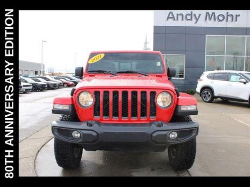Firecracker Red Clearcoat 2021 Jeep Gladiator Sport