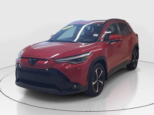 Barcelona Red Metallic 2023 Toyota Corolla Cross Hybrid XSE