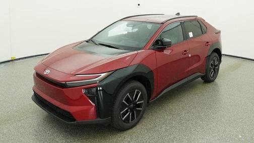 Red 2026 Toyota bZ XLE PLUS