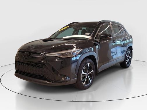 Jet Black 2024 Toyota Corolla Cross Hybrid XSE