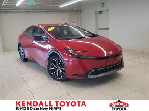 Red 2023 Toyota Prius XLE
