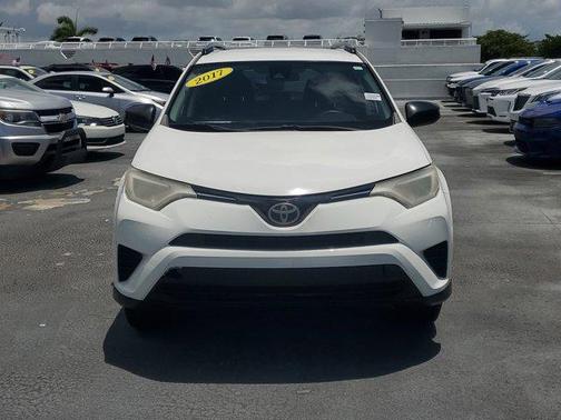 Super White 2017 Toyota RAV4 LE