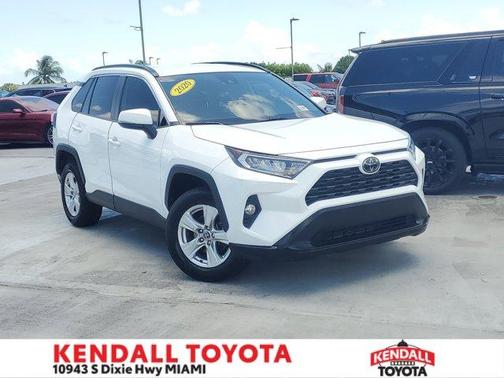 Super White 2020 Toyota RAV4 XLE