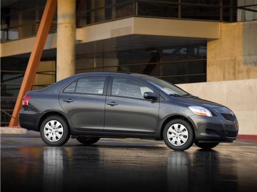Blue 2010 Toyota Yaris Base