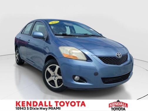 Blue 2010 Toyota Yaris Base