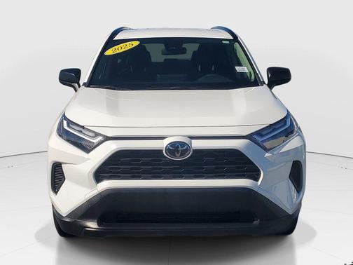 White 2025 Toyota RAV4 Hybrid LE