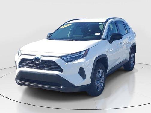 White 2025 Toyota RAV4 Hybrid LE