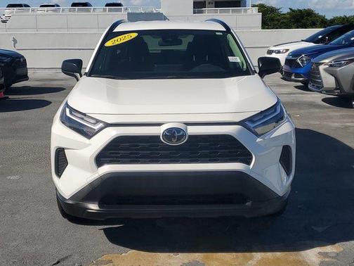 White 2025 Toyota RAV4 Hybrid LE