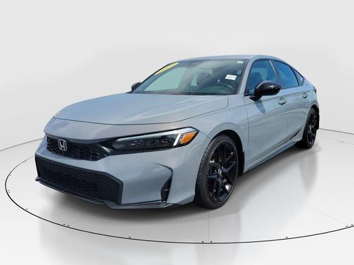 Gray 2025 Honda Civic Sport