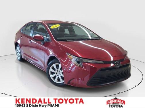 Red 2023 Toyota Corolla LE