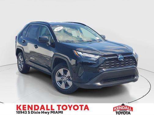 Midnight Black Metallic 2023 Toyota RAV4 Hybrid LE