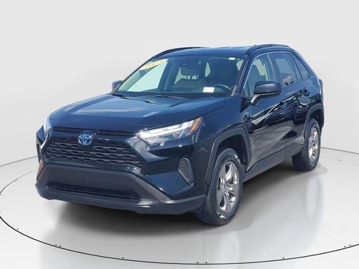 Midnight Black Metallic 2023 Toyota RAV4 Hybrid LE