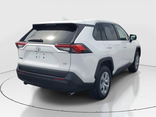 White 2025 Toyota RAV4 LE