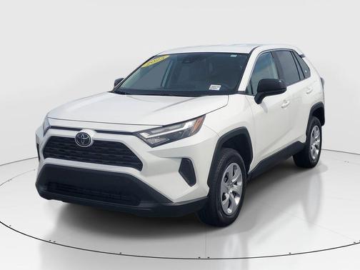 White 2025 Toyota RAV4 LE