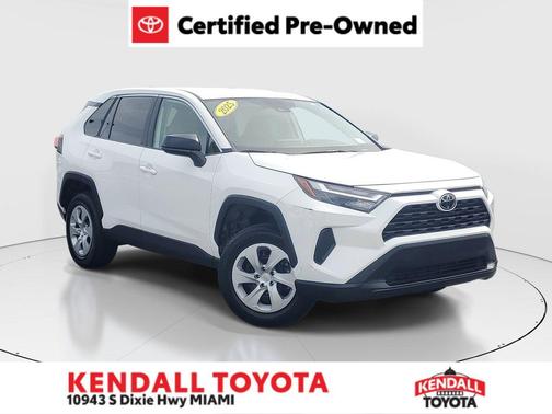 White 2025 Toyota RAV4 LE