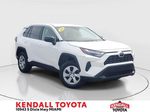 White 2025 Toyota RAV4 LE