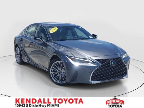 Gray 2024 Lexus IS 300 Base