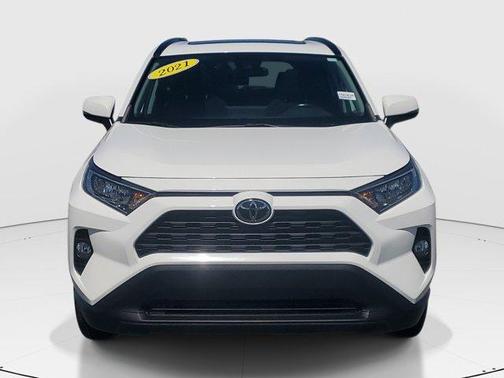 Super White 2021 Toyota RAV4 XLE