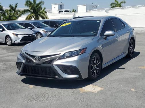 Silver 2021 Toyota Camry SE
