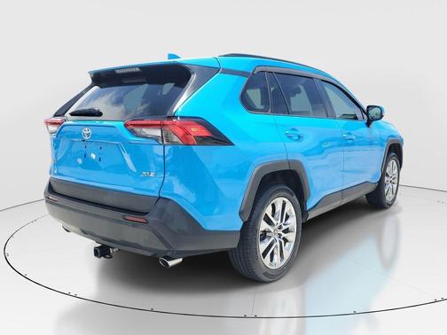 Blue Flame 2021 Toyota RAV4 XLE Premium