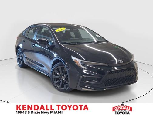 Midnight Black Metallic 2023 Toyota Corolla SE