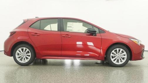 Red 2026 Toyota Corolla Hatchback SE