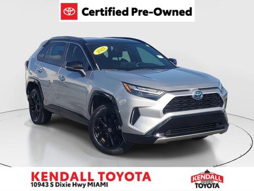 Midnight Black Metallic 2022 Toyota RAV4 Hybrid XSE