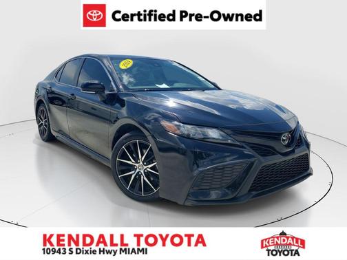 Midnight Black Metallic 2024 Toyota Camry SE