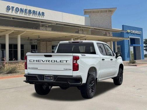 Summit White 2026 Chevrolet Silverado 1500 Custom Trail Boss